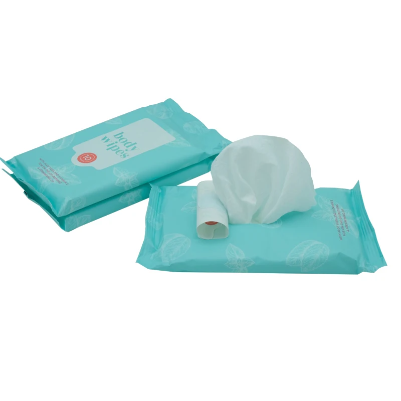 Sporting Incontinence Disposable Organic Underarm Full Body Care Wash Wet Wipe