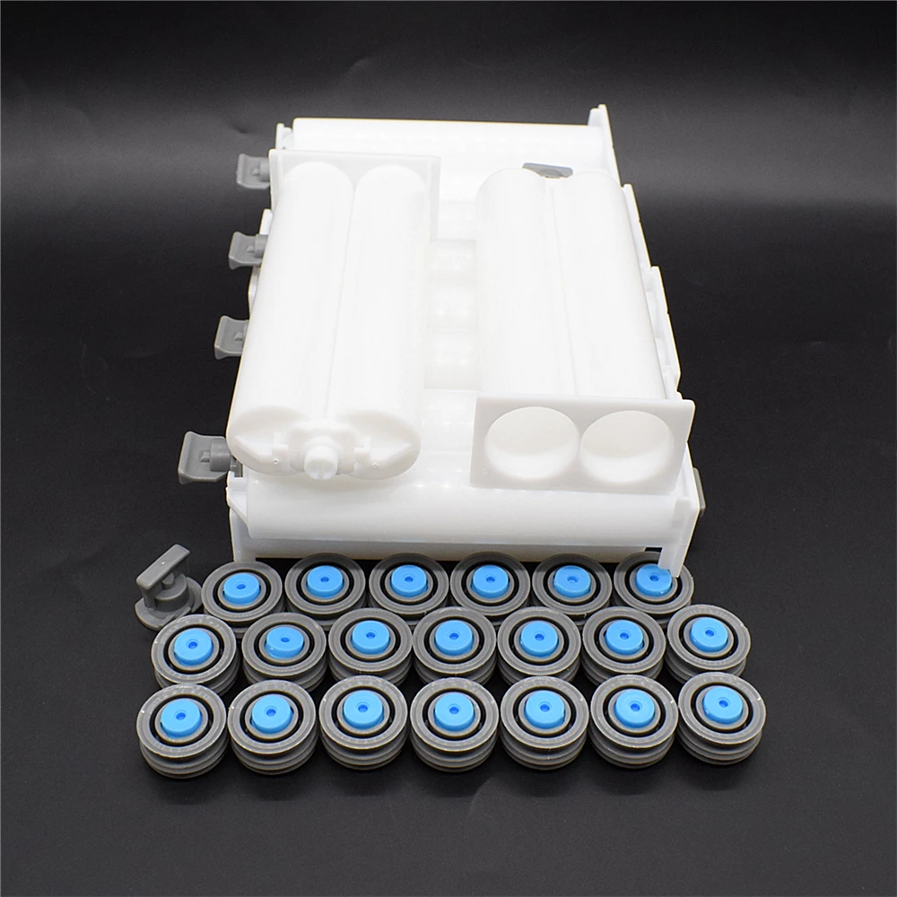 50ml Dual Tube PP Plastic Hand Syringe 2:1 & 10:1 Double Barrel Cartridge AB Plastic Tubes