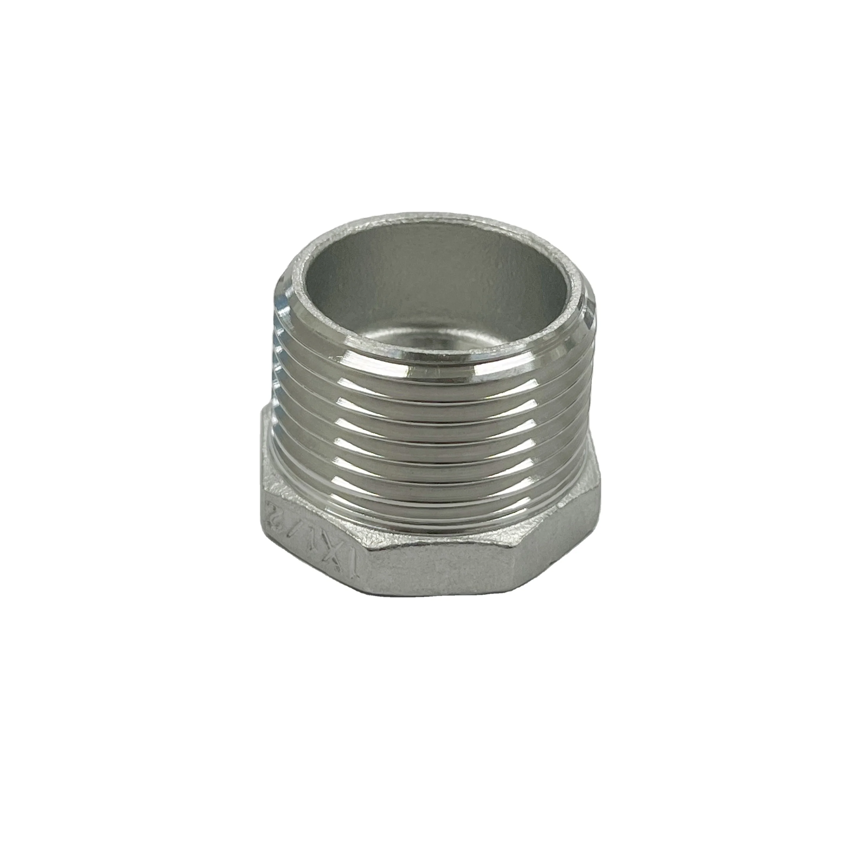 Wakamatsu Customized Stainless Steel Pipe Fitting Hex Bushings 1/8-2' BSP Internal and External Thread Reducing Bushings