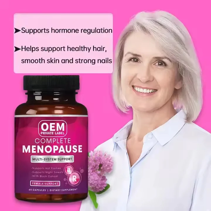 OEM private label capsules menopause supplement tablet pills softgels healthcare supplements for women