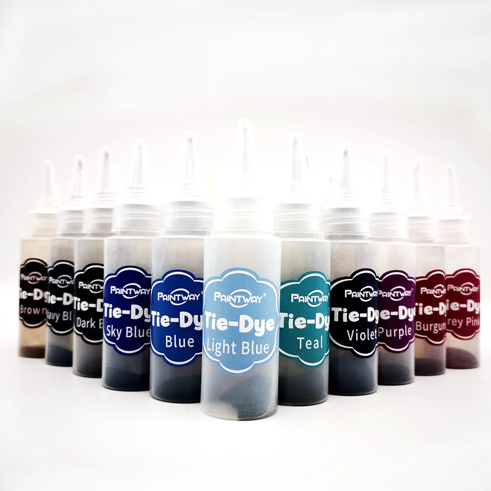 Factory Wholesale Tie Dye Kit Non Toxic Permanent Dye for Fabric Clothes Diy for Kids and Adults Family Party