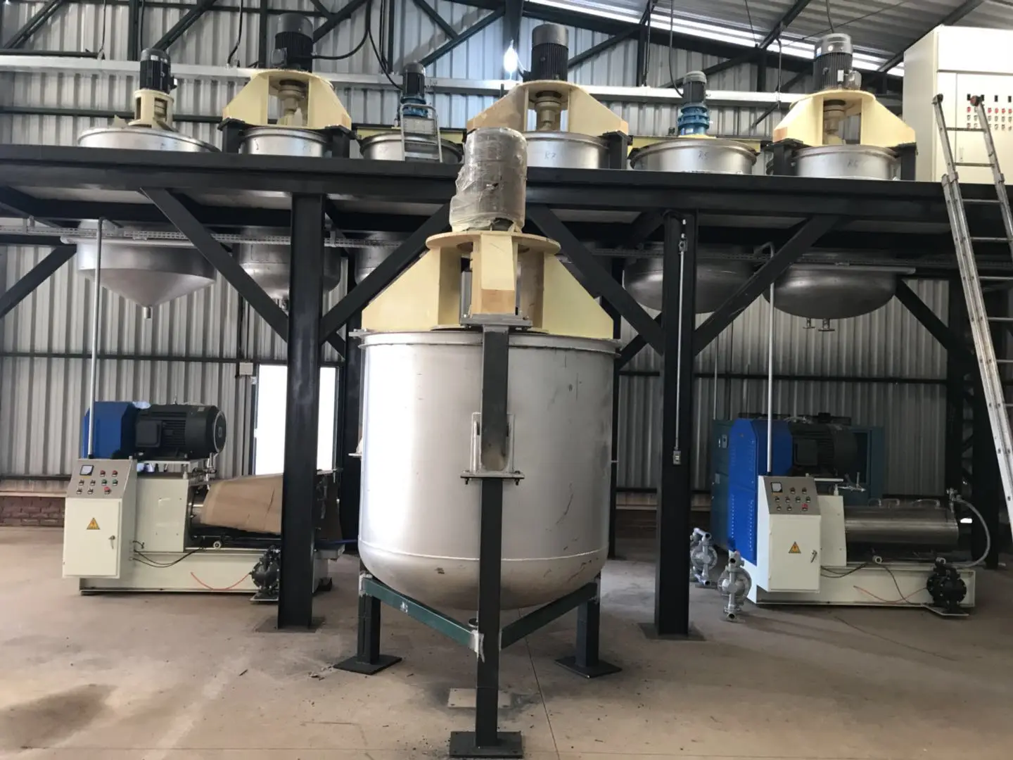 Paint ink dye horizontal sand ball bead mill milling blade grinder grinding milling machine