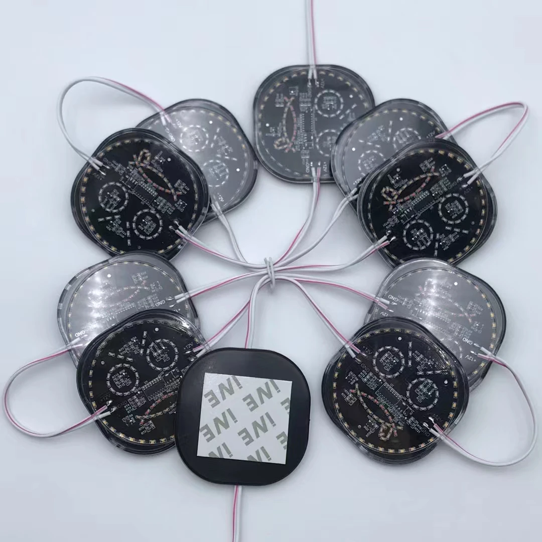 Car LED Module Light Facial Expression Strobe Waterproof RGB Flash for Truck Buggy Decoration