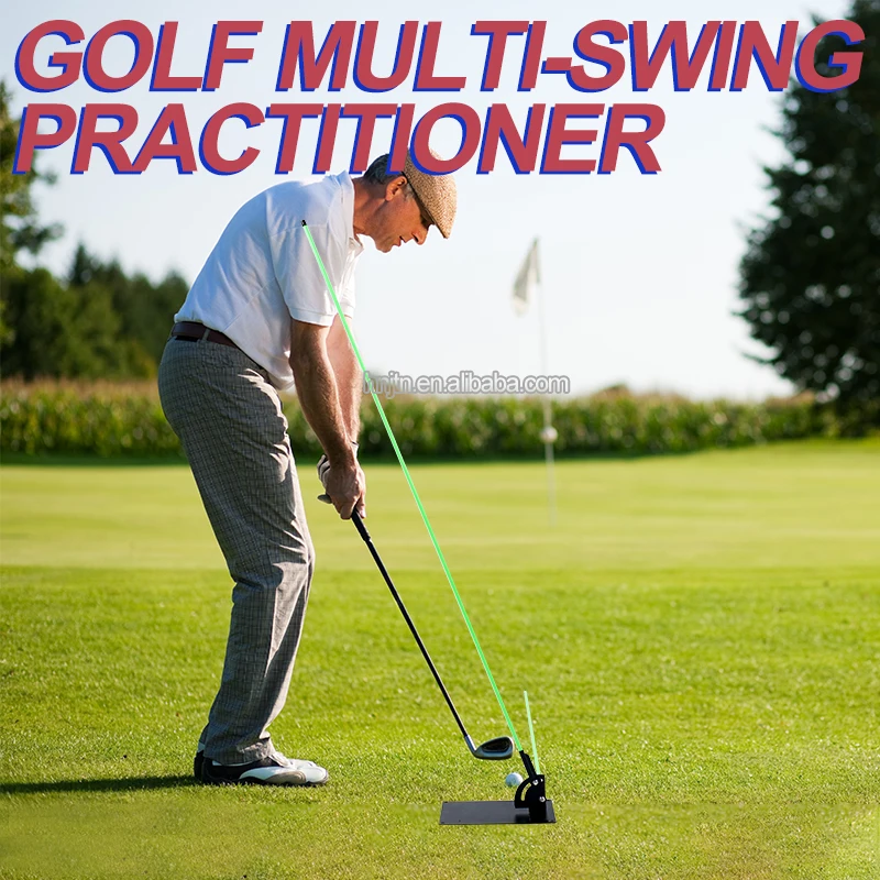 Hot the Swing Plate Golf Training Practice Aid Alignment Stick Holder