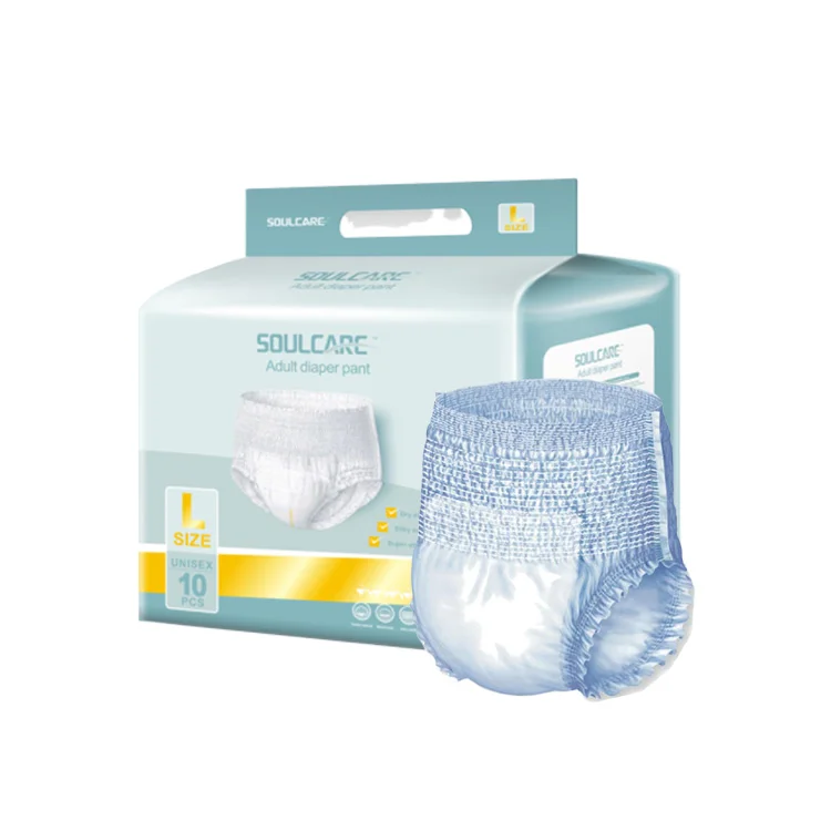 Free Sample Men Incontinence Medical Diaper Pant Disposable Underwear for Elderly