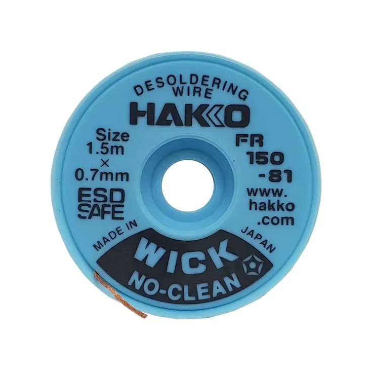 No Clean Wick Easy To Use Desoldering Braid  FR-150 Solder Wick ORIGINAL Halogen Free FR150 ESD Safe RoHS Compliant