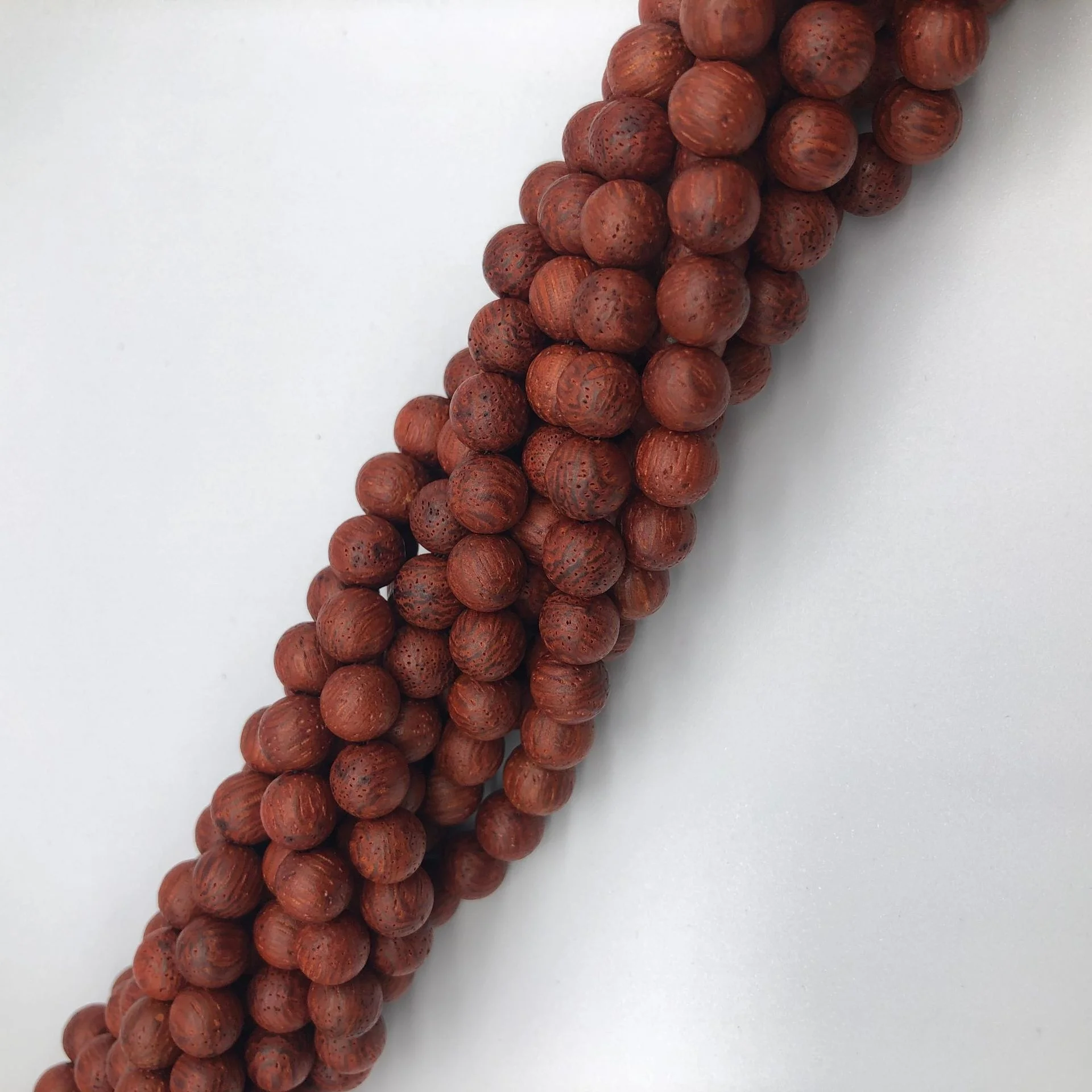 Wholesale 4/6/8/10/12mm round natural Sandalwood beads loose Rosewood beads for DIY jewelry bracelets mala necklaces making
