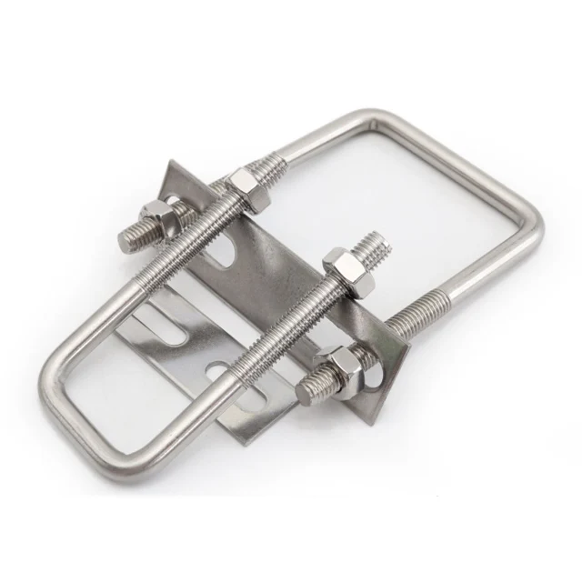 Wholesale steel m10 galvanized u bolt stainless steel 304 1 inch heavy U shape bolts
