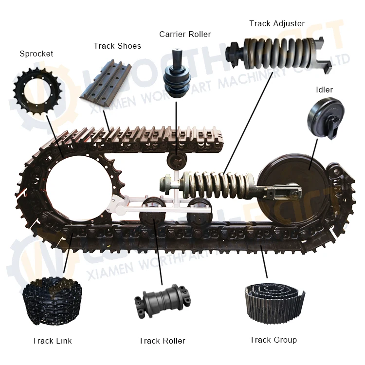 Excavator Bottom Roller Sk250 Track Roller Assy Undercarriage Parts 24100N8009F2 Si1187 Si888