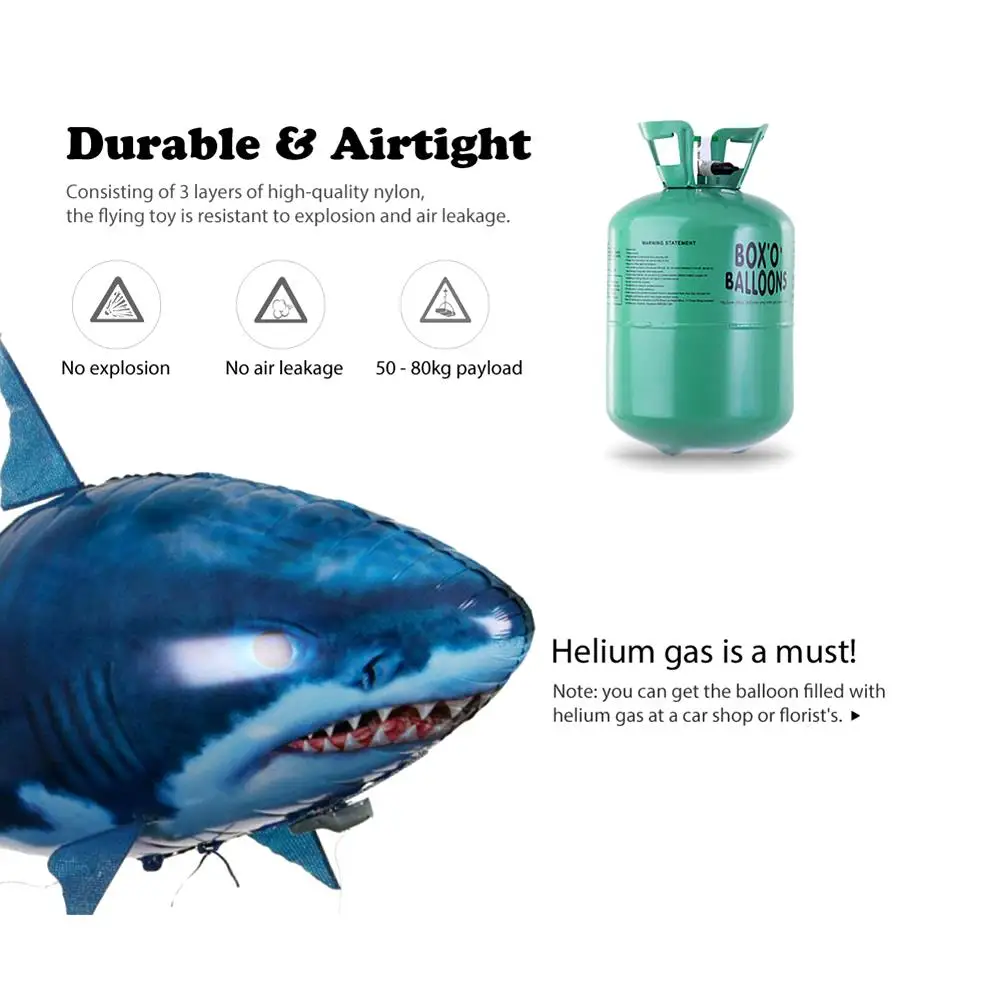 radio  Air Balloons Clown Fish remote control flying shark toys