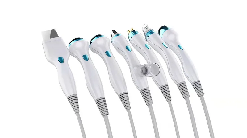 7 in 1 AI intelligent face visia skin analysis machine pubble deep cleaning ultrasonic sonic facial skin scrubber beauty