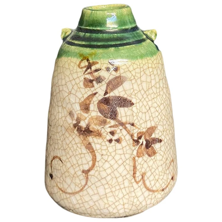 Home decor tabletop Japanese modern ceramic pottery flower vase