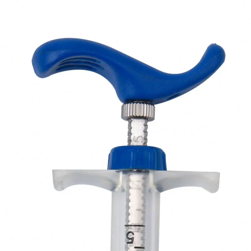 Plain 5ml syringe veterinary plastic injectors