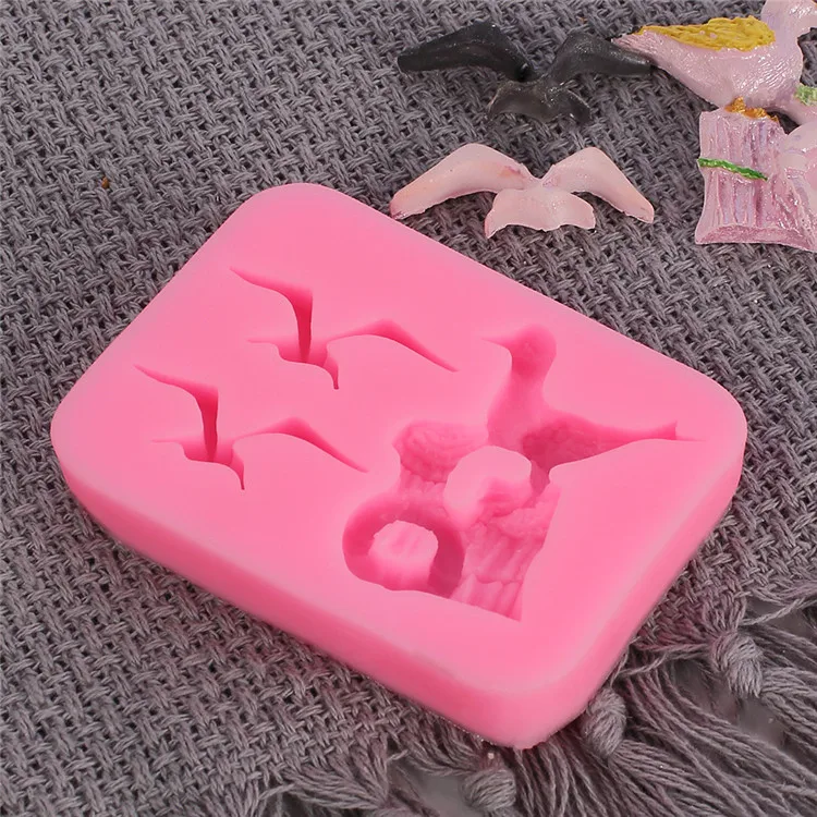 
3D Seagull Bird Cake Molds Ice Tray Chocolate Silicone Mold Gum Fondant Mold For Cake Kitchen Baking Decorating Tools 