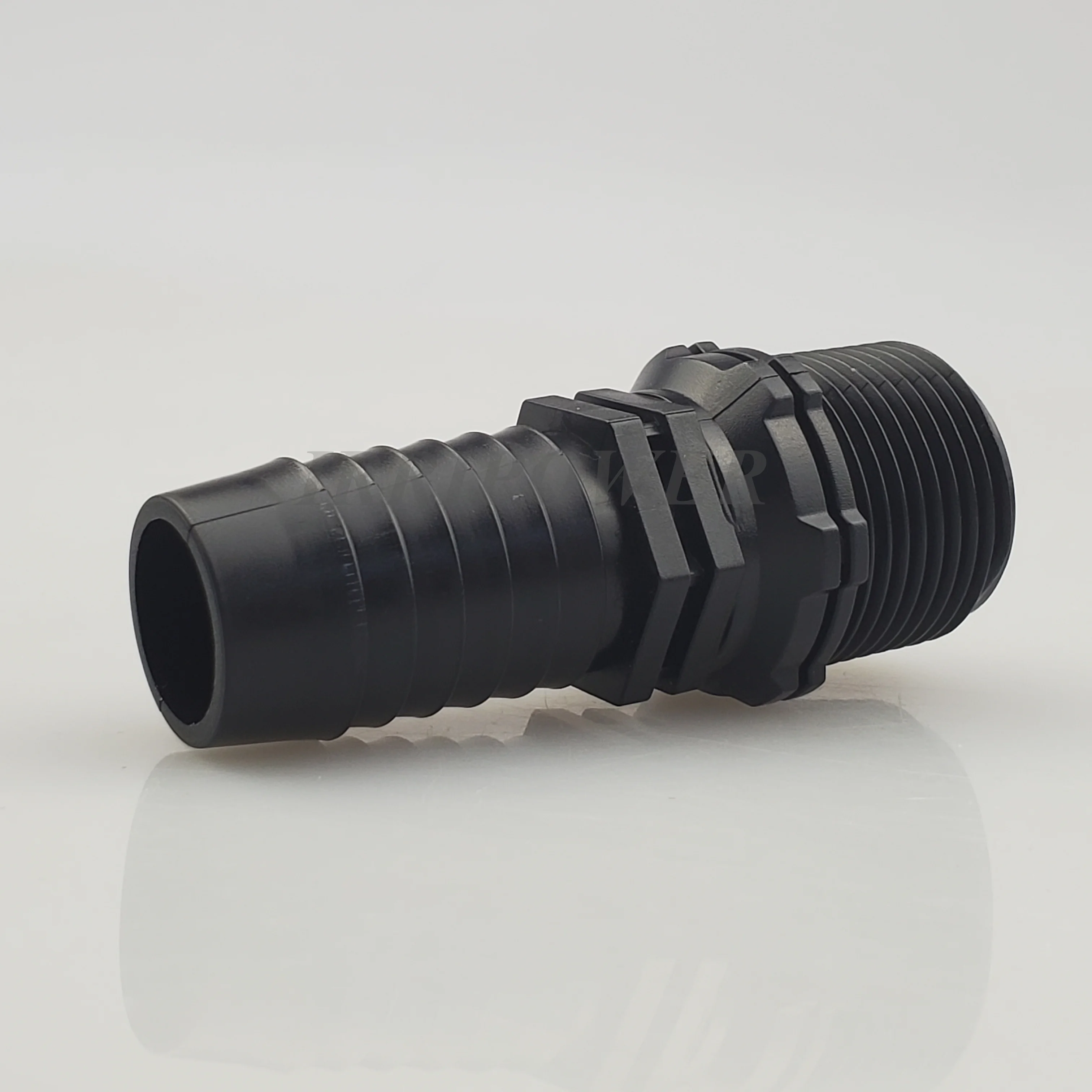 Drip irrigation Garden Agriculture water barb hose tail connector with 3/4 NPT male