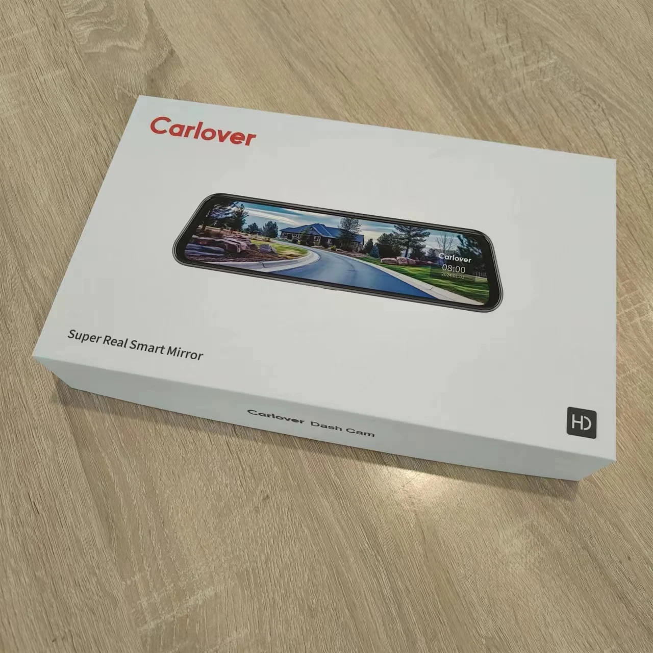 Dual Lens Car Camera 10' IPS Touch Screen Rearview Mirror Dash Cam Car DVR Camera