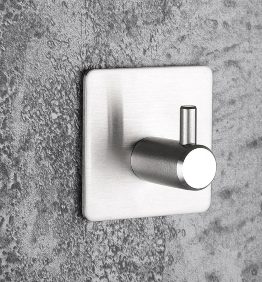 Bathroom Hardware Metal Stainless Steel Towel Hanger Hanging Coat Hook