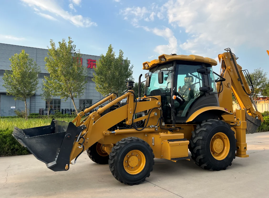 Mini loader backhoe loader wheeled type backhoe loader excavator for sale