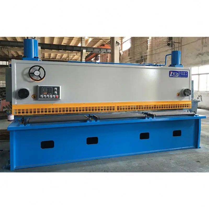 Zhongwei Hydraulic Guillotine Shear CNC Cutting Machine for Sheet Plate 10mm 4m