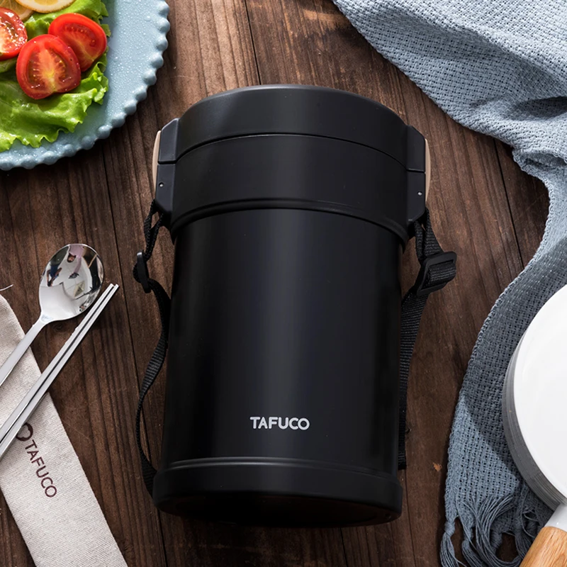 1.5L 3 Layer Eco Friendly 304 Stainless Steel keep hot 12 hours Thermo Lunch Box Food Container