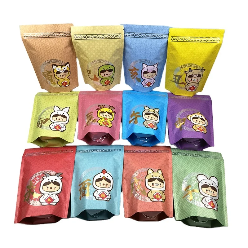 Wholesale Custom Logo Plastic Vacuum Snack Mango Dried Fruit Package Pouch Dry Food Packaging Bag