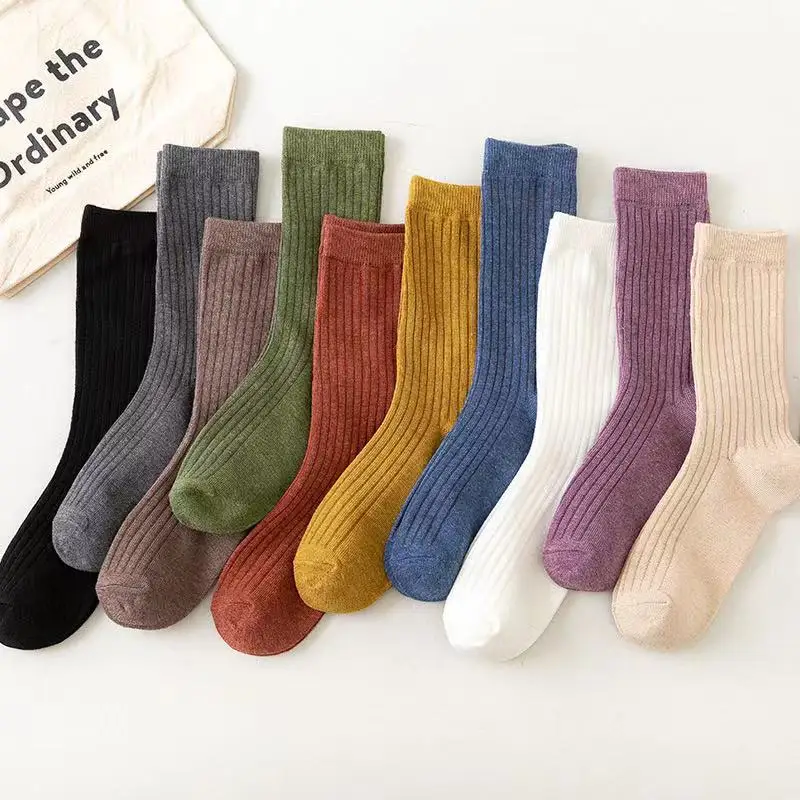 Up grade  colorfully women cotton socks   comfortable cozy lady casual socks