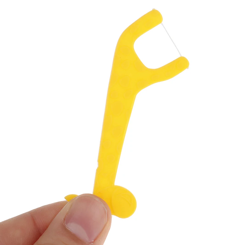 Wholesale eco Floss Dental Children Animal Design Dental Floss Pick For Kids