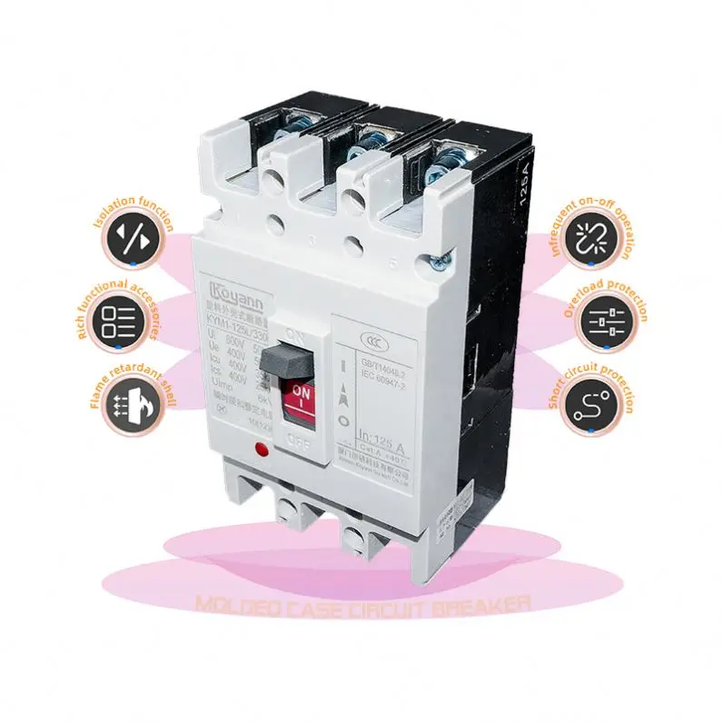 MCCB выключатель 400 Amp 4-полюсный Mccb по выгодной цене, популярная в формованном корпусе Ампер автоматический выключатель с гарантией качества