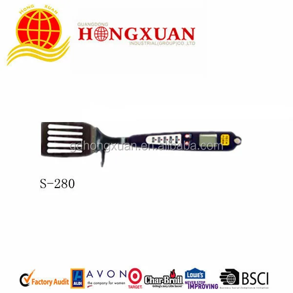 Digital BBQ Thermometer Fork and spatula temperature fork