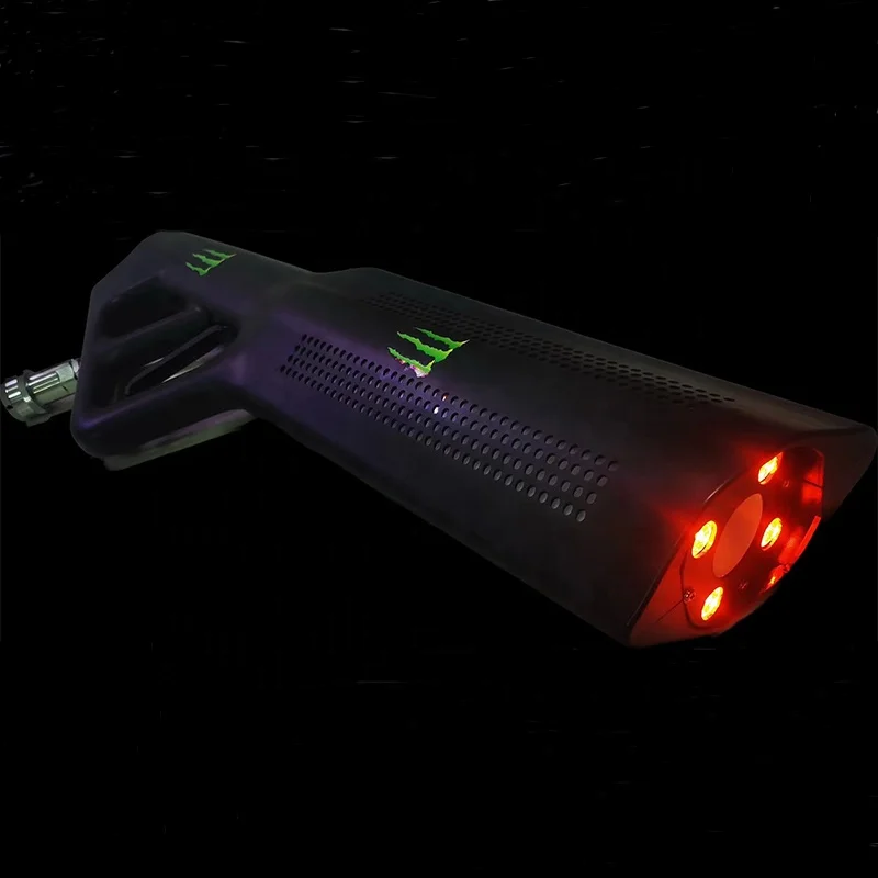 New Ancient Logo CO2 Gun LED Effect Smoke Super Magic Stage Streamer Cryo Fx Jet Machine Dj Gun Led Co2 Cannon Cool Fog Maker