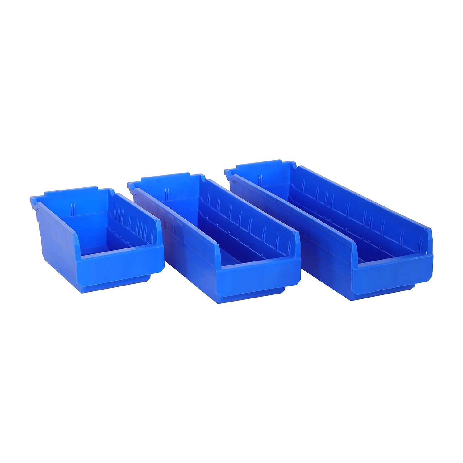 100% PP material passed test stack and hang bins for industry  multi size plastic storage bin stackable