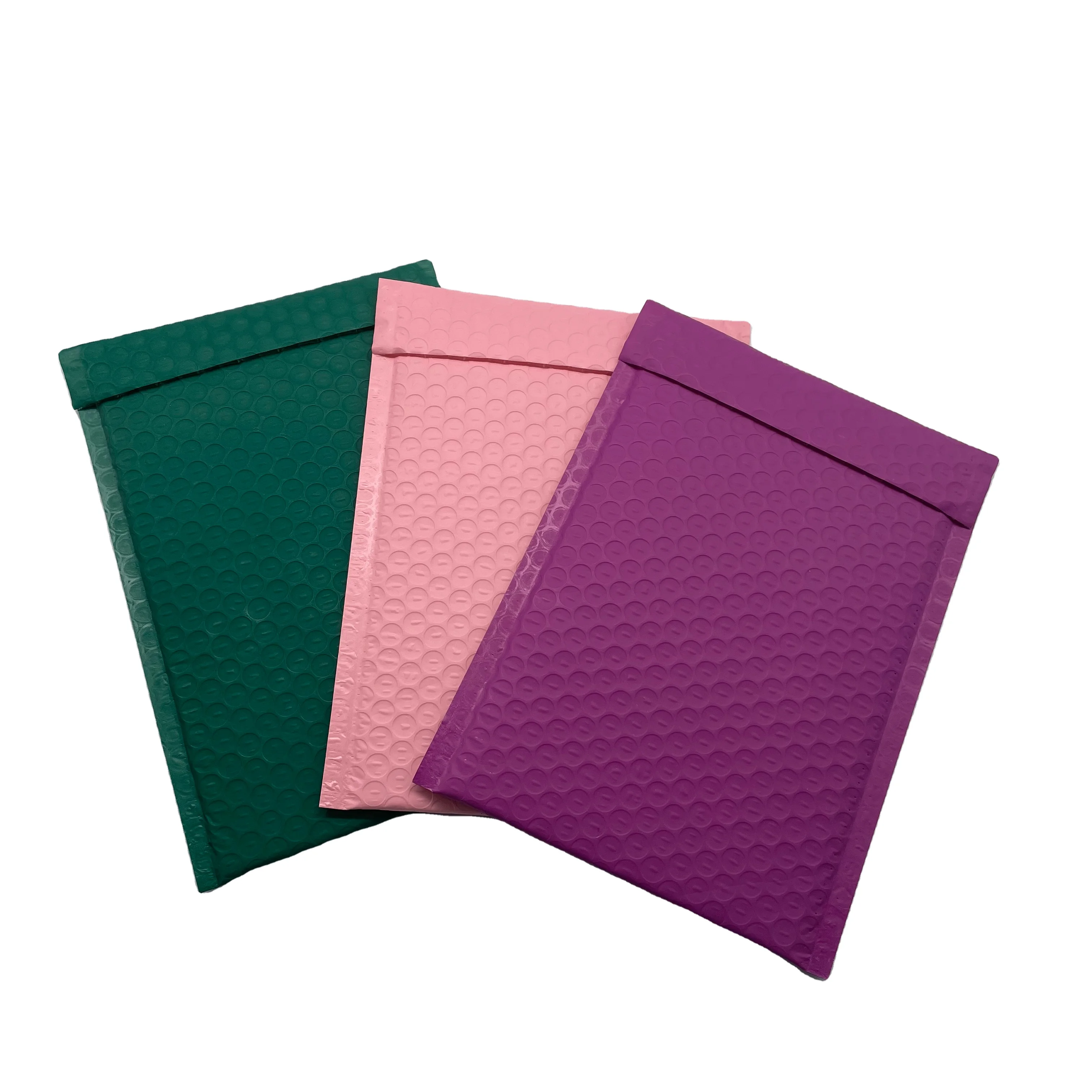 Custom clothing packaging bags colored poly bubble mailers 6*9 Waterproof  shockproof express