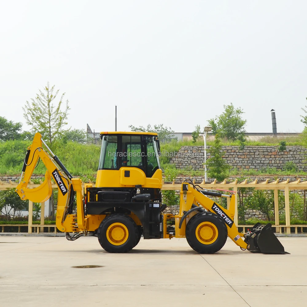 WZ28-20 Mini Wheel Loader  1-5 Ton Rated Load Front Backhoe Loader Crawler Moving Type Farm Bucket