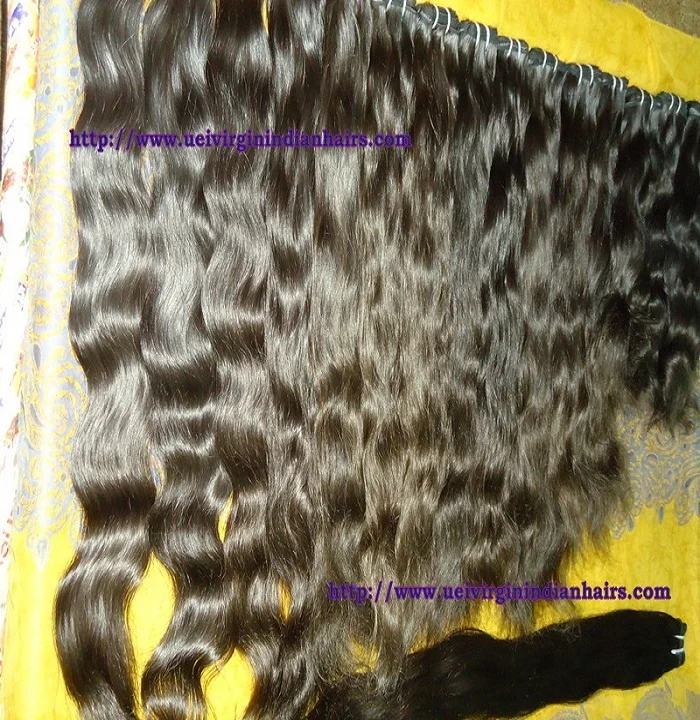 Натуральные человеческие волосы класса 12A выровненные с кутикулой волнистые пучки необработанные бразильские