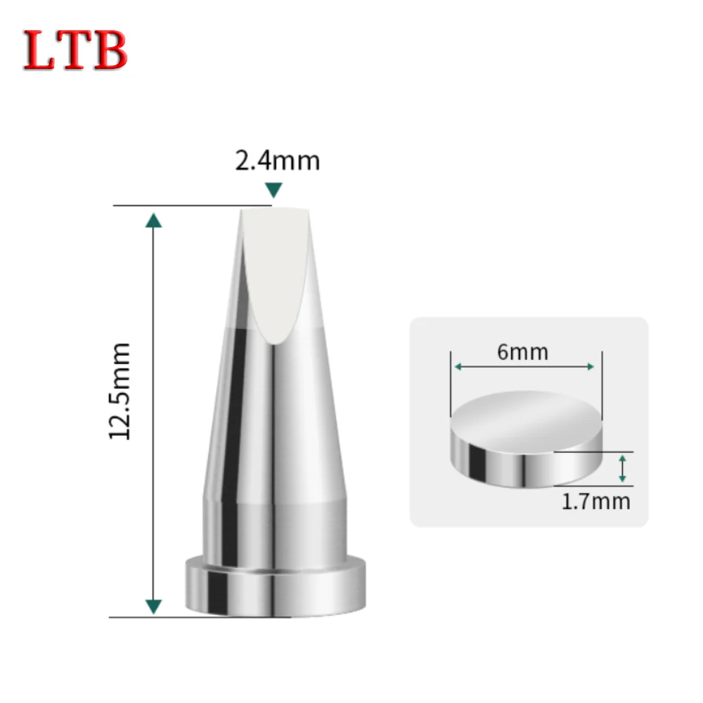 High Quality LT Series Replacement LTB/LTA Welding Heads Lead-free Soldering Iron Tips For WELLER WSD81/WT1014 Soldering Station