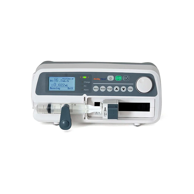 Оптовая цена, светодиодный дисплей, автоматический одноканальный инфузионный набор, одноразовый шприцевой насос