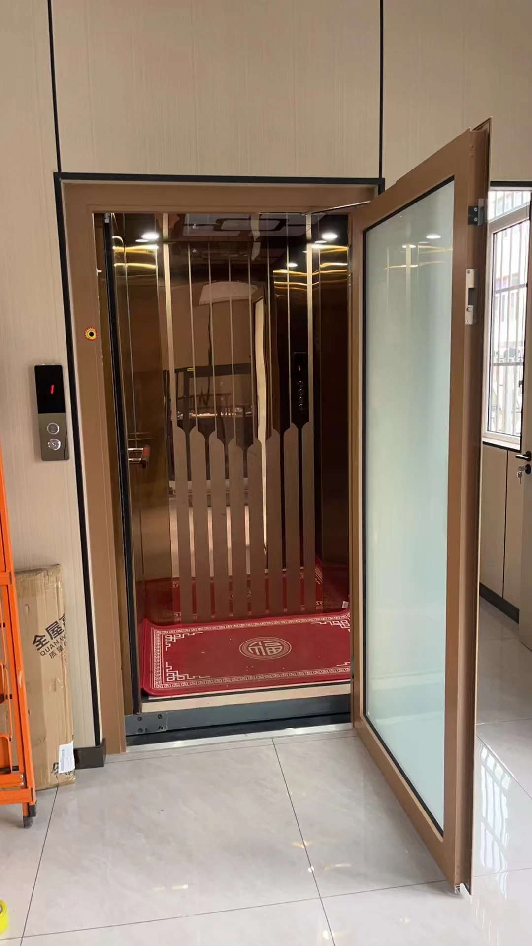 234 floor home elevator 300kg 400kg 3 man passenger cabin home lift for residential