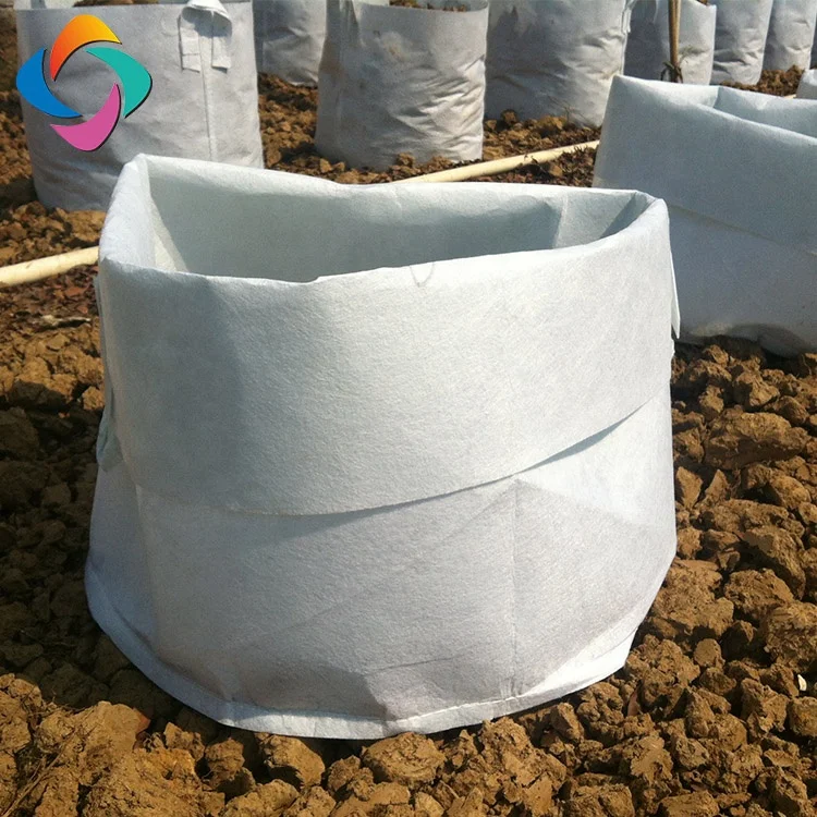 Garden geotextile non woven fabric pot tree planting grow bags manufacturer