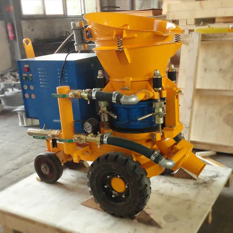 Excellent stable concrete spraying equipment high pressure dry mix gunite shortcrete machine