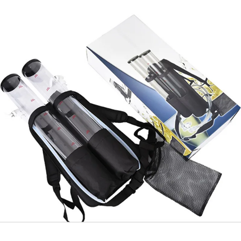 Shoulder backpack wine cannon drink beer machine jug machine Double barrel double tube dispenser wine rack outdoor bar supplies
