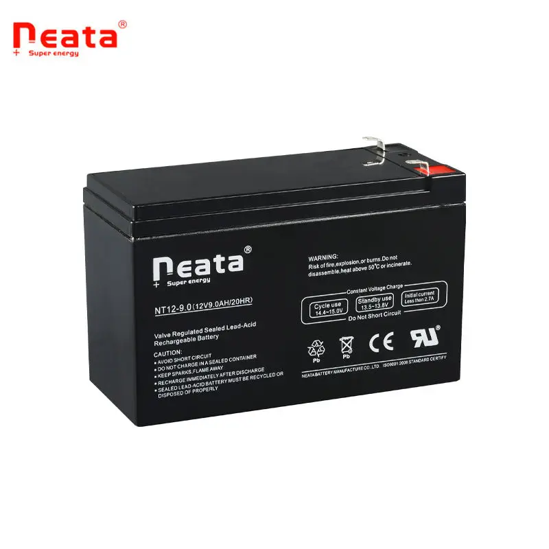 Neata Lead-acid VRLA AGM Battery 12V 9AH For Most Energy Storage Applications