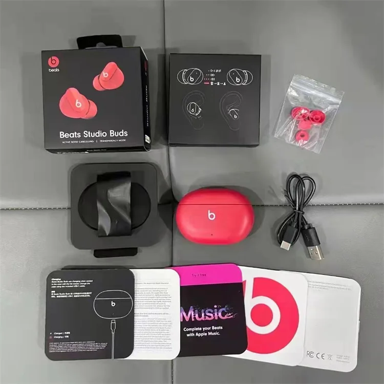 For Beats Studio Buds Best Quality Original 1:1 Gaming Cancelling Stereo BT V5.0 Tws Wireless Earbuds Pro