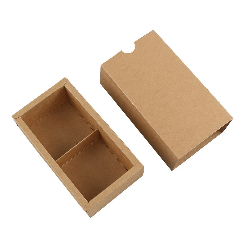 In Stock 2 pieces Mooncake Biscuits Donuts Packaging Paper Drawer Boxes