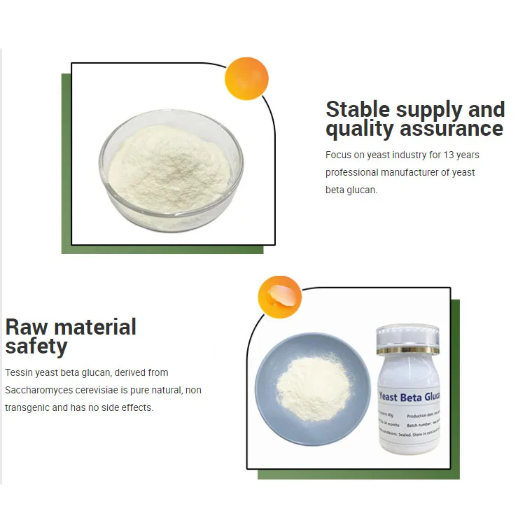 High Quality Feed Grade Additive 70% Insoluble Yeast Beta Glucan For Animal Feed Pure Yeast Powder Beta Glucan