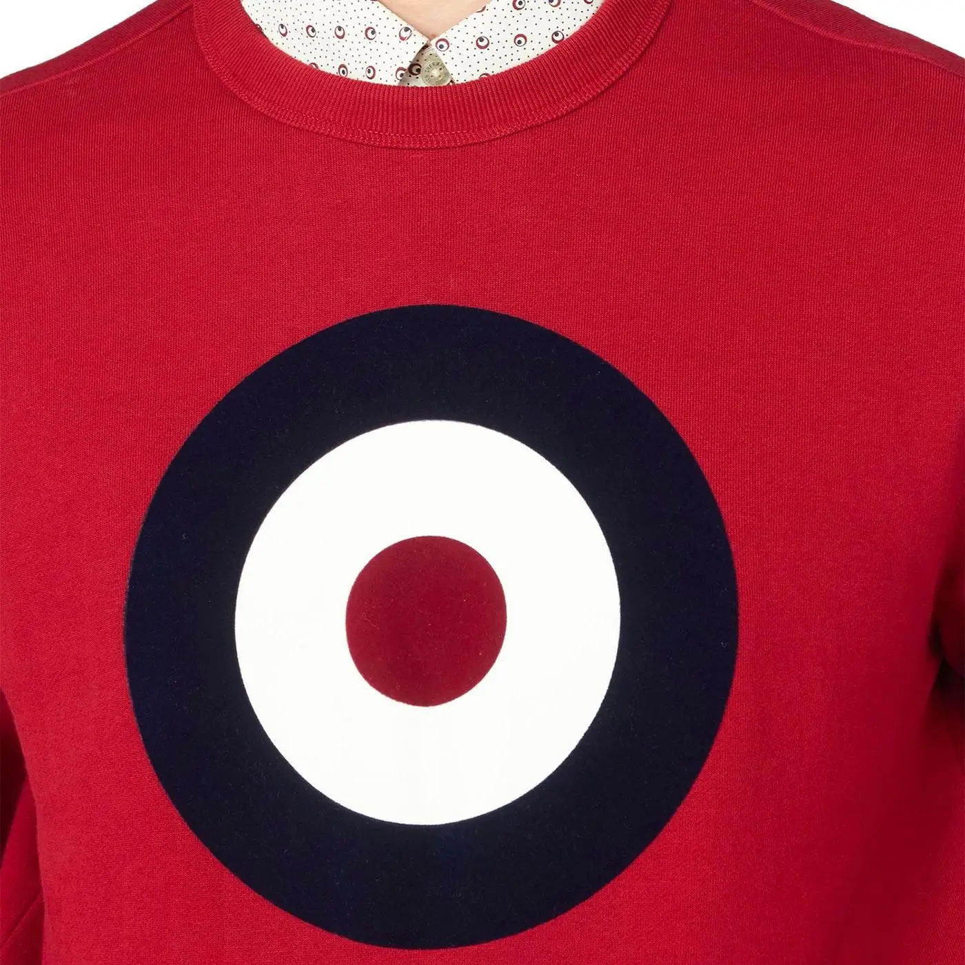  Мужская толстовка с круглым вырезом и принтом по низкой цене