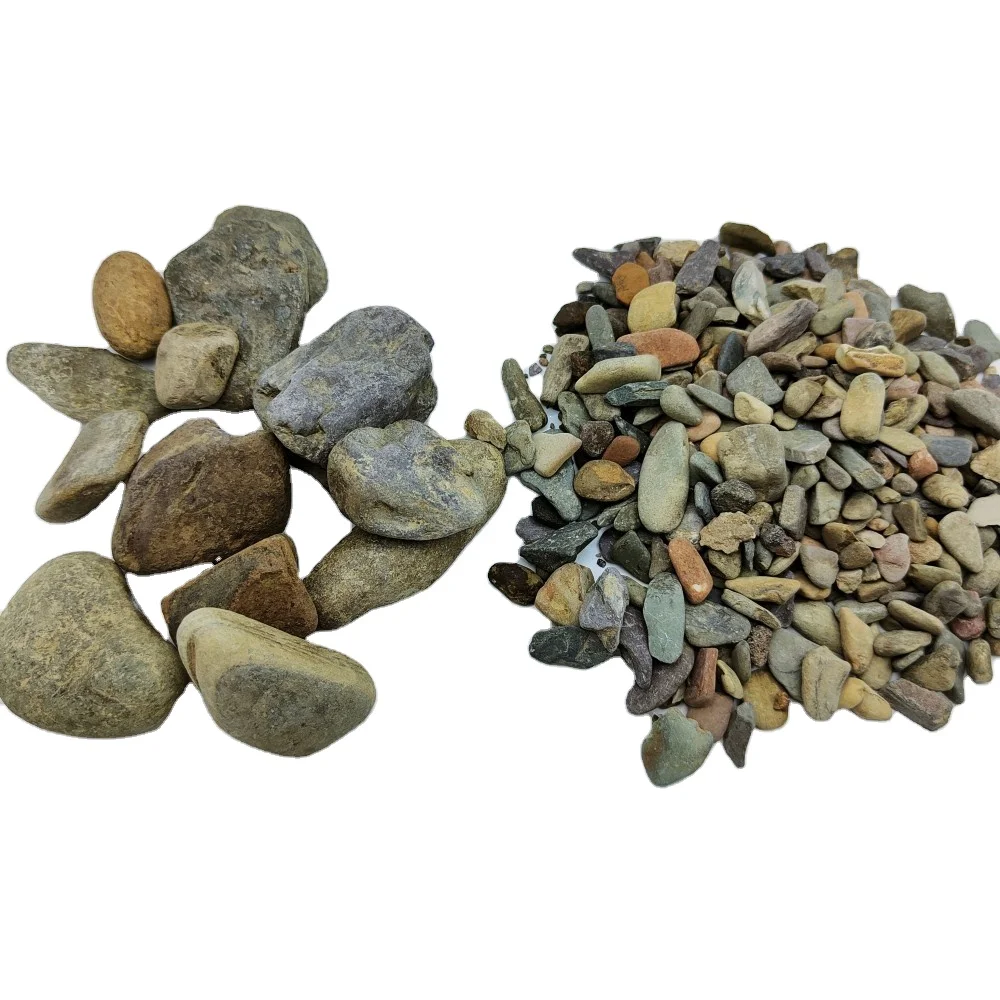 Hot Sale Customized Size Garden Outdoor Decor loose Dark Brown Gravel Small Crushed Chips Pebble Stone