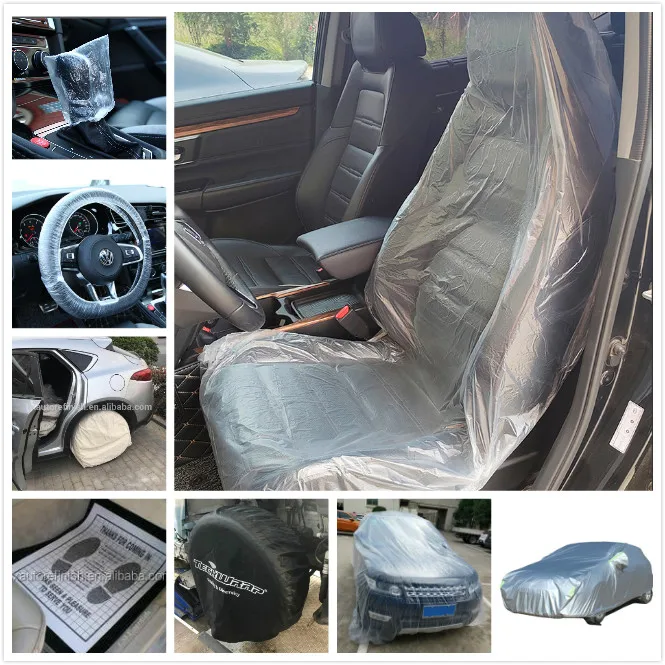 car disposable seat covers on dispensing roll car clear plastic seat covers for cars