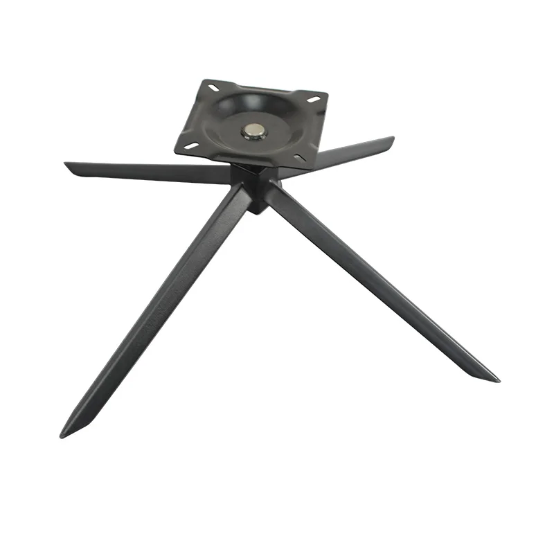 Newest 4 Star Iron Swivel Chair Base Sand Black Iron Sofa Leg Leisure/arm Chair Base