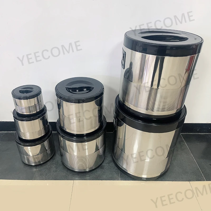 YJM999 Capacity 2-5-8-13-25-40L New Arrival Stainless Steel luxury food warmer set casserole set Popular food warmer sets of 7