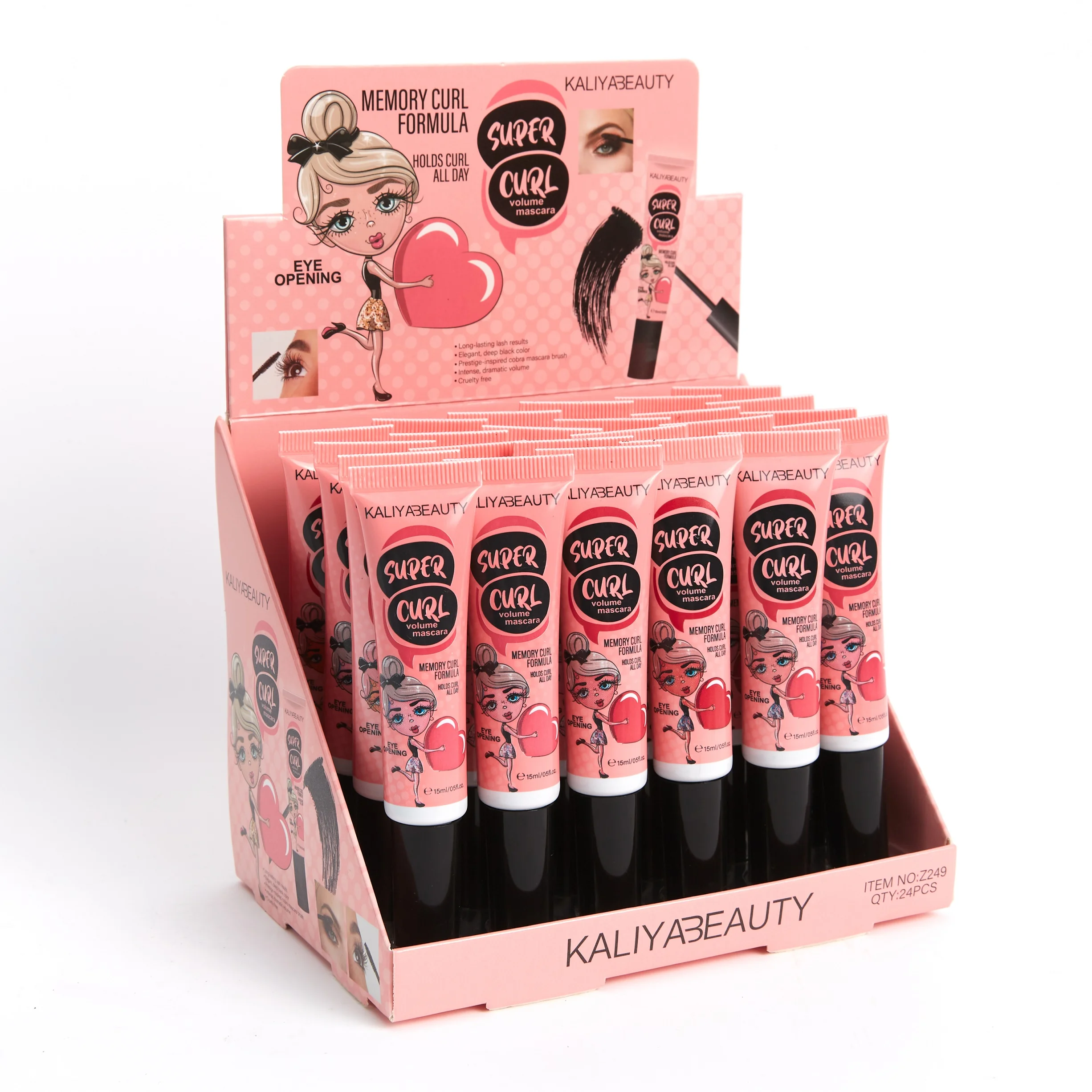 Makeup Waterproof With Brush 24 Hours Long-lasting Hose mascara wholesale in stock